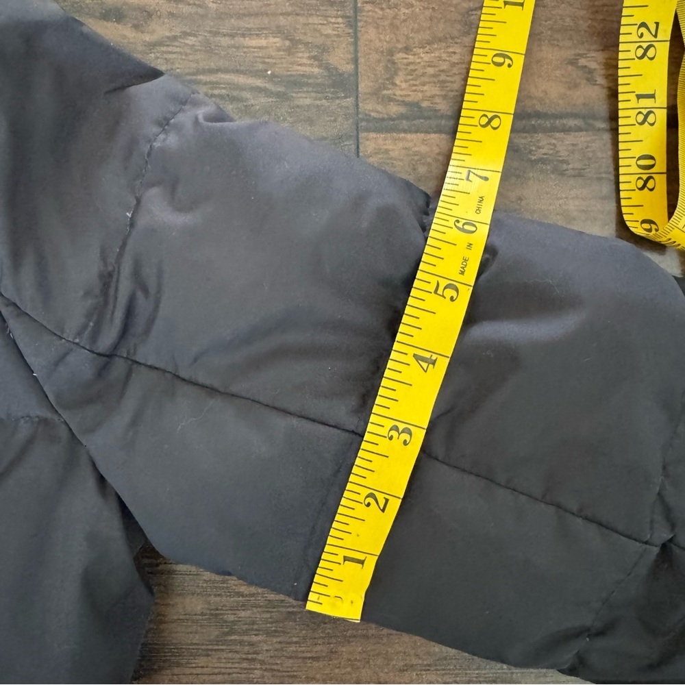 J. Crew Long Black Puffer Coat Womens Sz XS - Picture 10 of 11